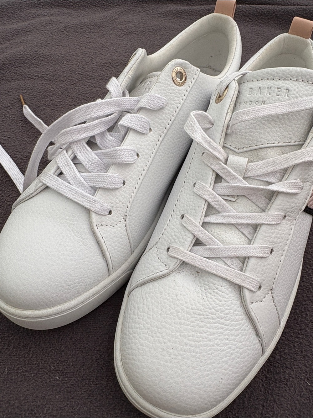 Ted Baker Women's Leather Sneaker - Picture 2 of 4